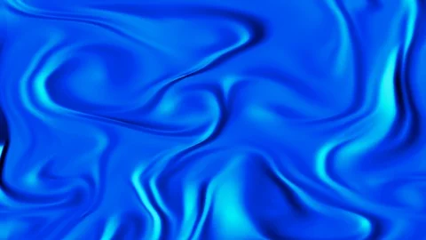 Blue silk wave, Animation Render Vinous Waving Texture Fabric Stock Footage 129698971