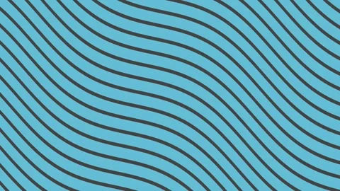 Blue Silk Wave Digital Flow Animation Stock Footage 314061387
