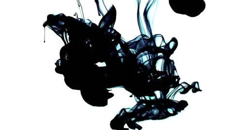 Blue Silky Smoke Stock Footage 54687994