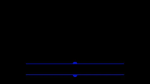 Blue Simple Line Lower Third Stock Footage 96231484