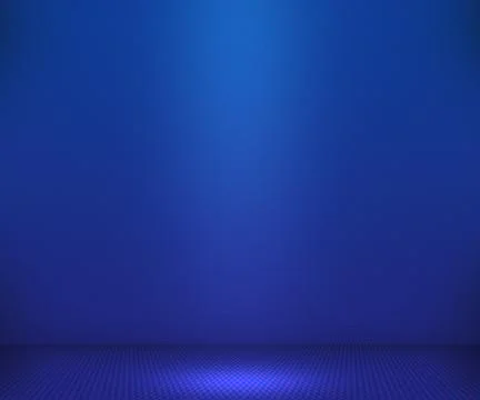 Blue simple spotlight background Stock Illustration