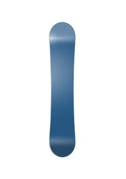 Blue ski on a white background Stock Photos