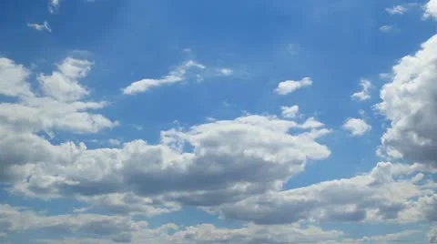 Blue Skies timelapse Stockbeeldmateriaal 11292842
