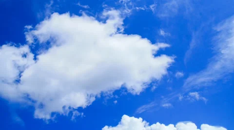 Blue Skies Timelapse Stock Footage 39180567