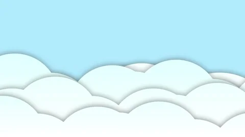 Blue sky above the clouds Stock After Effects