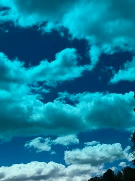 Blue sky Ahead Stock Photos