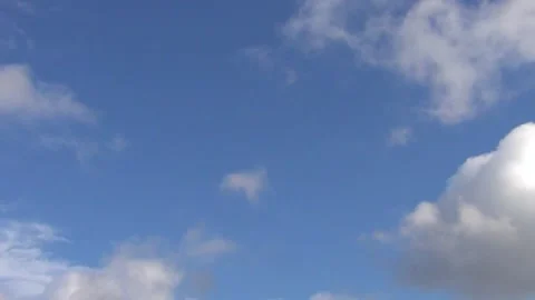 Blue sky and beautiful clouds Stock Footage 144203634