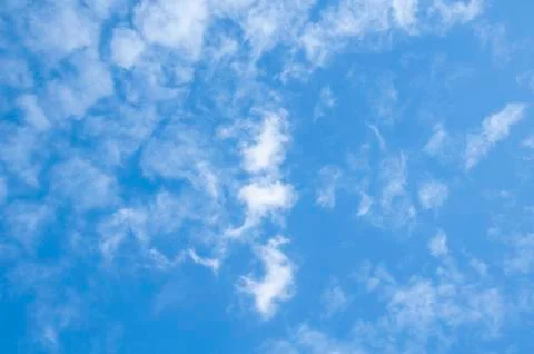 Blue sky and cloud background Stock Photos