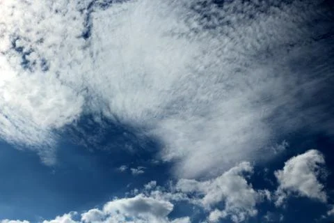 Blue sky and cloud beautiful. Stock Photos