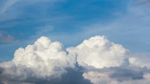 Blue sky and cloud flying Stock Footage 40352325