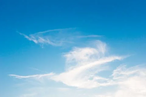 Blue sky and cloud. Stock Photos