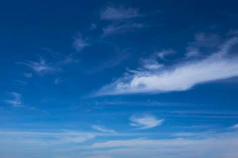 Blue Sky And Cloud. Stock Photos