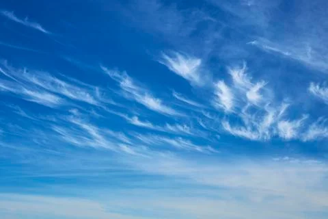 Blue Sky And Cloud. Stock Photos