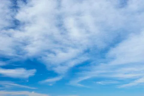 Blue Sky And Cloud. Stock Photos