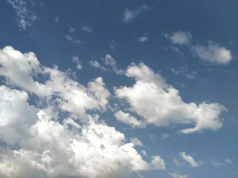 Blue sky and cloud Stock Photos