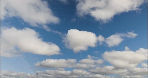 Blue Sky and Cloud Timelapse 4K Stock Footage 113119324