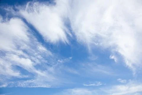 Blue sky and cloudformation Stock Photos