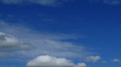 Blue Sky and Clouds 3 Stock Footage 521371