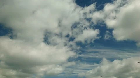 Blue sky and clouds 4K 스톡 동영상 195000190