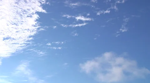 Blue sky and clouds 5 Stock Footage 24407437