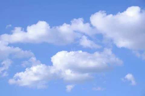 Blue sky and clouds, abstract background Stock Photos