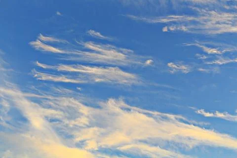 Blue sky and clouds background Stock Photos
