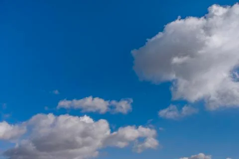 Blue sky and clouds background Stock Photos