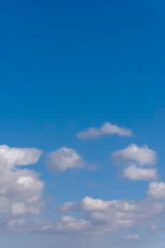 Blue sky and clouds background Stock Photos