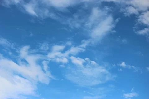 Blue sky and clouds background Stock Photos