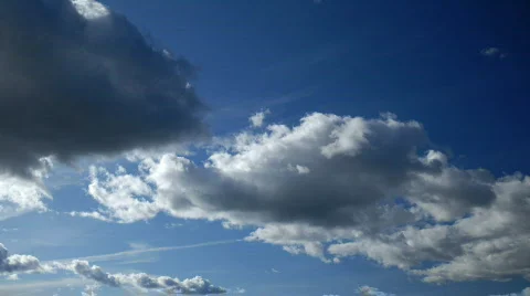 Blue Sky and Clouds Stock Footage 514795
