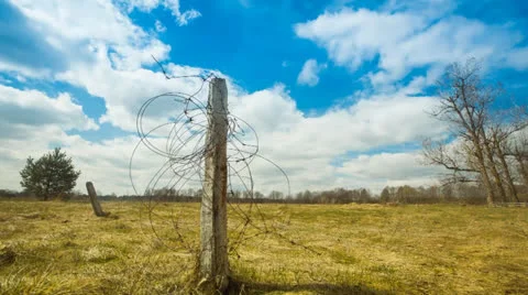 Blue sky and clouds Stock Footage 22992486