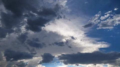 Blue Sky and Clouds Stockbeeldmateriaal 92649707