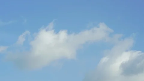 Blue sky and clouds Video stock 124253848