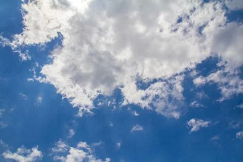Blue sky and clouds Stock Photos