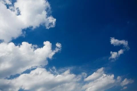 Blue sky and clouds Stock Photos