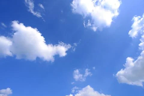 Blue sky and clouds Stock Photos