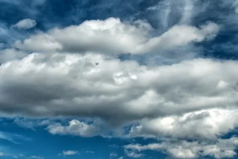 Blue sky and clouds Stock Photos