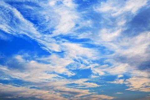 Blue sky and clouds Stock Photos