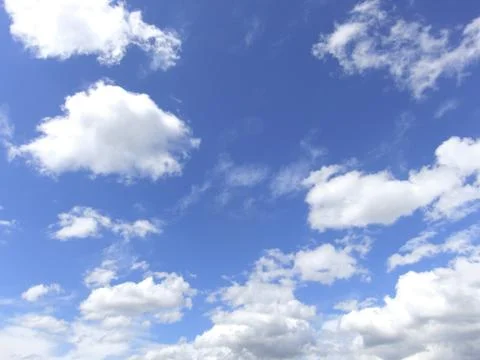 Blue sky and clouds Foto stock