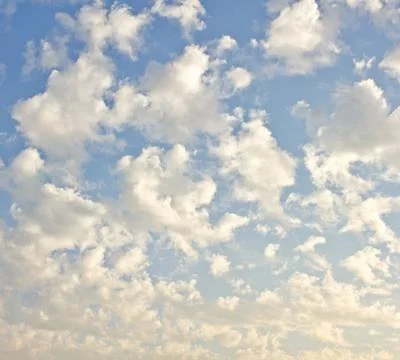 The blue sky and clouds Stock Photos
