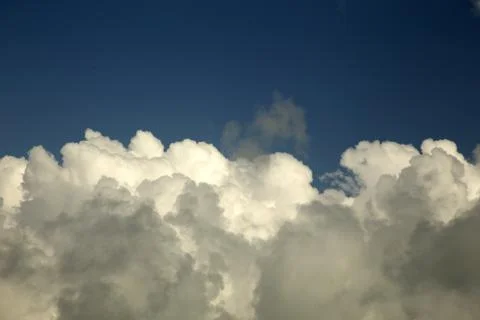 Blue sky and clouds Stock Photos