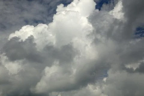 Blue sky and clouds Foto stock