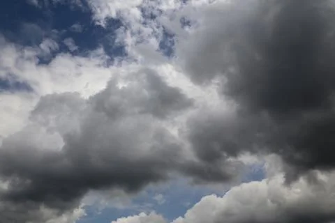 Blue sky and clouds Stock Photos