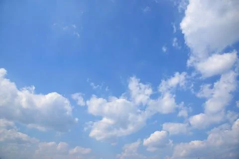 Blue sky and clouds Foto stock