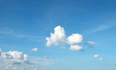Blue sky and clouds Stock Photos