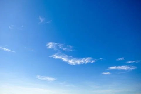 Blue sky and clouds Foto stock