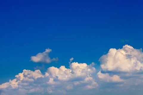 Blue sky and clouds Stock Photos