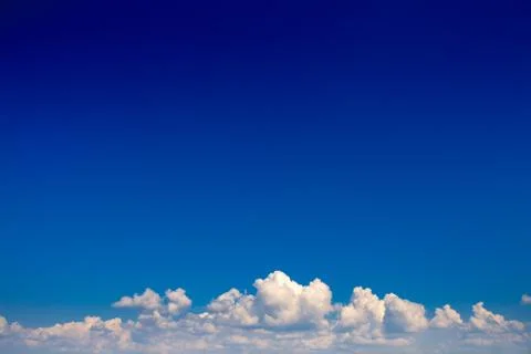 Blue sky and clouds Foto stock