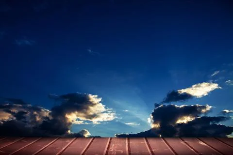 Blue sky and clouds Stock-Fotos
