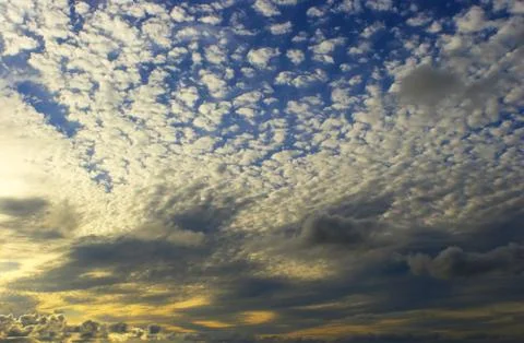Blue sky and clouds Foto stock